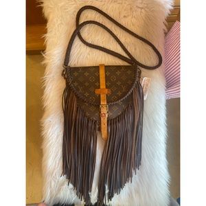 Re-Worked Boho Louis Vuitton Bag